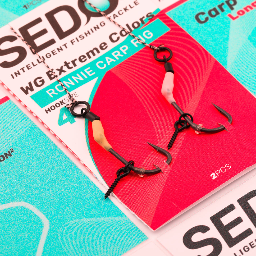 SEDO WG Extreme Colours Ronnie Carp Rig Előkötött bojlis előke 2db/csomag