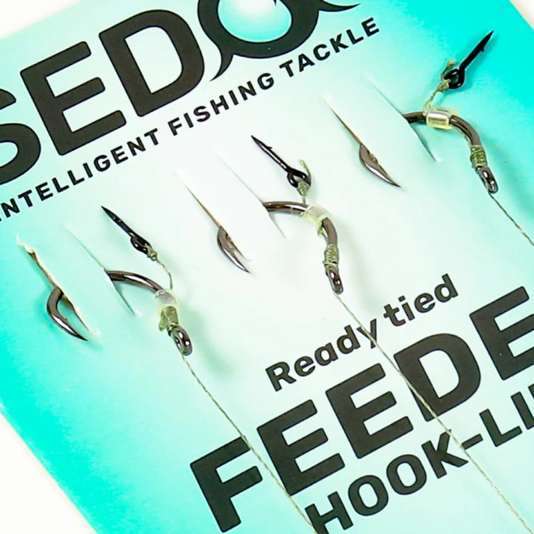 SEDO Carbon Carp Feeder előkötött Feeder előke 3db/csomag